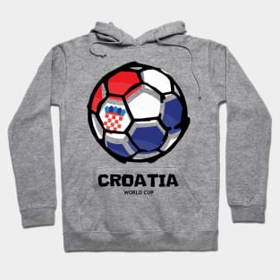 Croatia Football Country Flag Hoodie